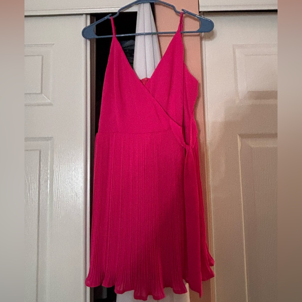 Pink lily dress